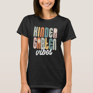 Back To School Kindergarten Vibes Retro Student Te T-Shirt