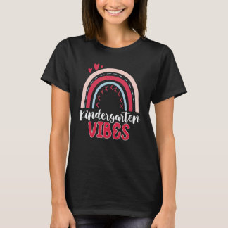 Back To School Kindergarten Vibes Student Teacher T-Shirt