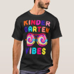 Back To School Kindergarten Vibes Tie Dye Sunglass T-Shirt