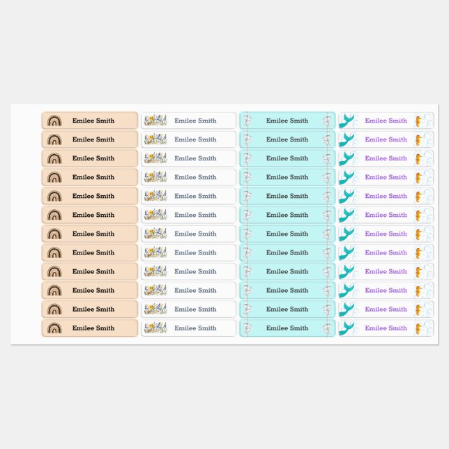 Back to School Labels (Sheet)
