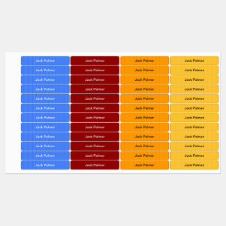 Back to school lables for Boys and Girls Labels