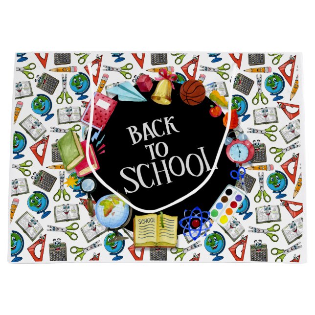 Back To School Large Gift Bag (Front)