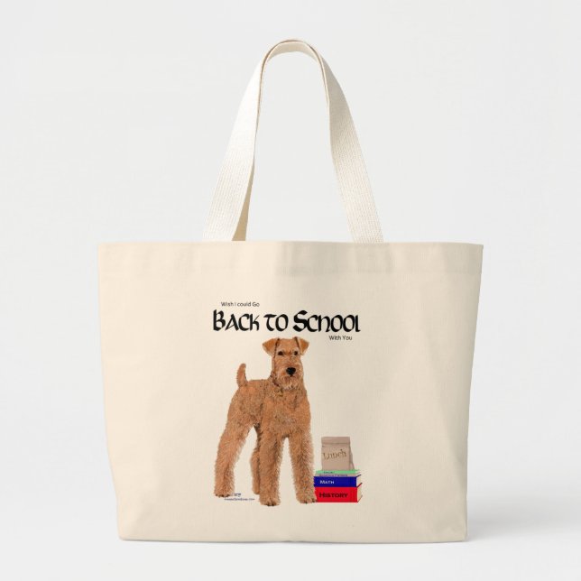 Back to School Large Tote Bag (Front)