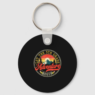 Back to school let the fifth 5th grade adventure keychain