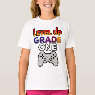 Back to School Level Up Grade One T-Shirt