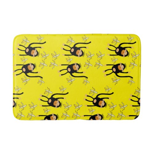 Back To School Little  Monkey Bath Mat