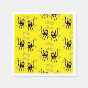 Back To School Little Monkey Napkins