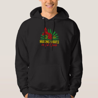 Back To School Making Wave In 1st Grade Mermaid Fi Hoodie
