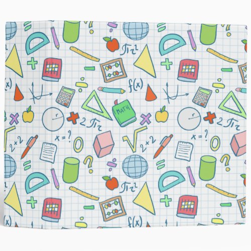 Back to school math binder