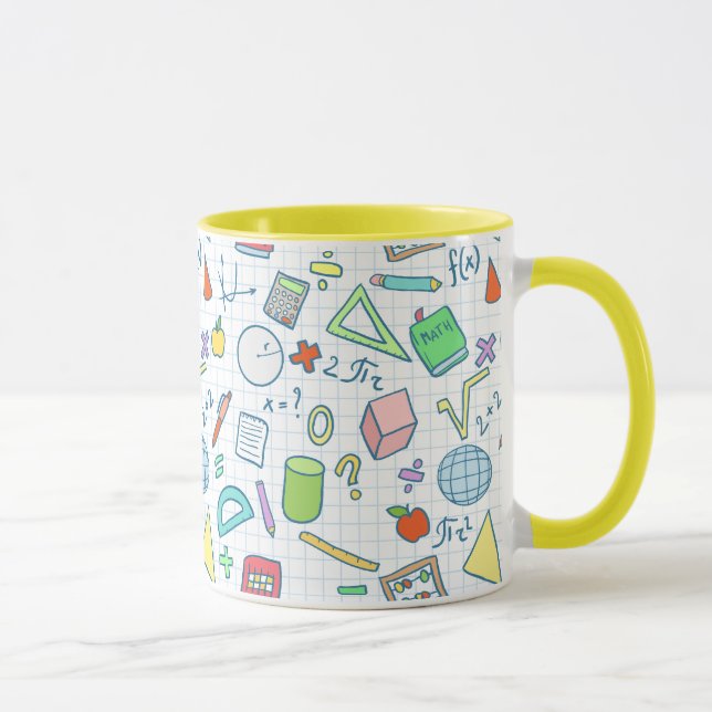 Back to school: math mug (Right)