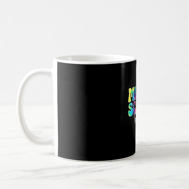 Back to school middle school squad team teacher coffee mug (Left)