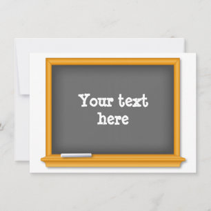 Back to School Mini Chalkboard Printable Invitation