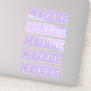 Back to School Name Sticker