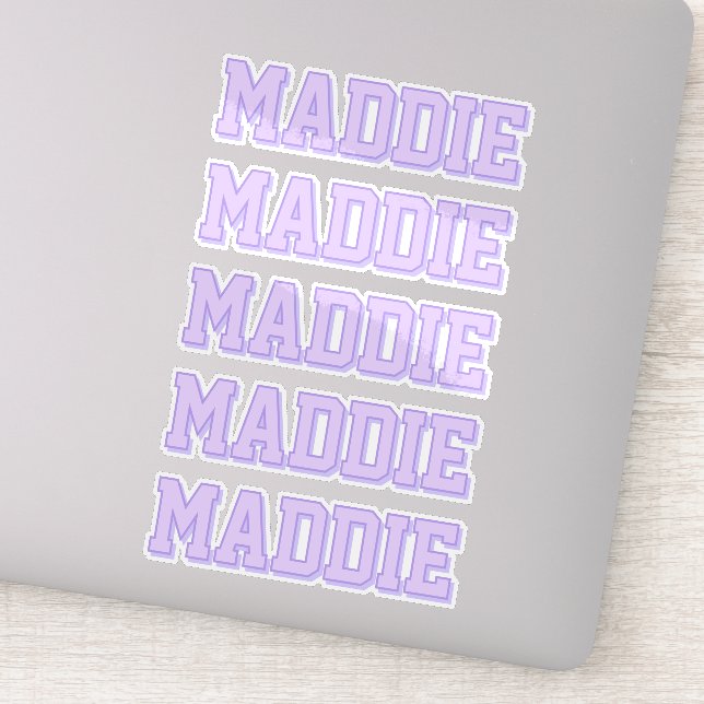 Back to School Name Sticker (Detail)