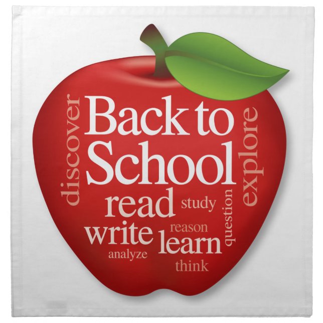 Back to School Napkin (Front)