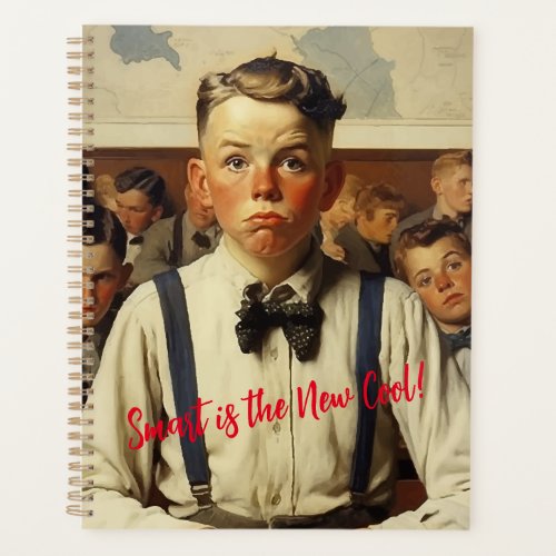 Back to school Norman Rockwell drawings style Planner