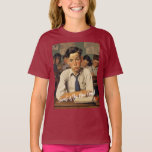 Back to school Norman Rockwell drawings style T-Shirt