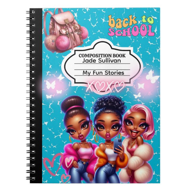 Back To School Notebook (Customisable) (Front)