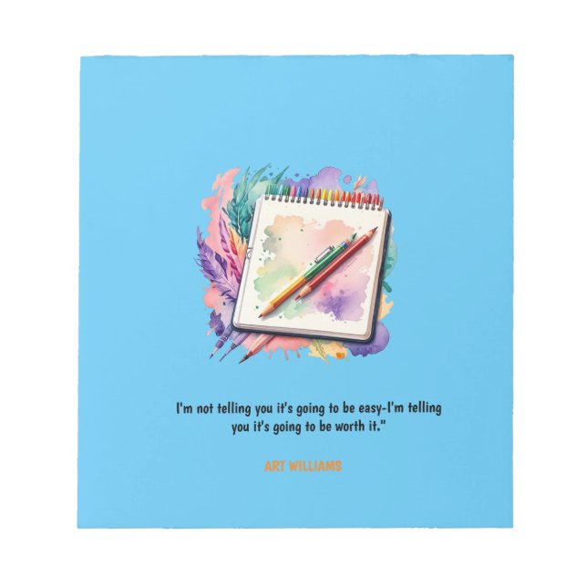 Back to School Notebook Notepad (Front)