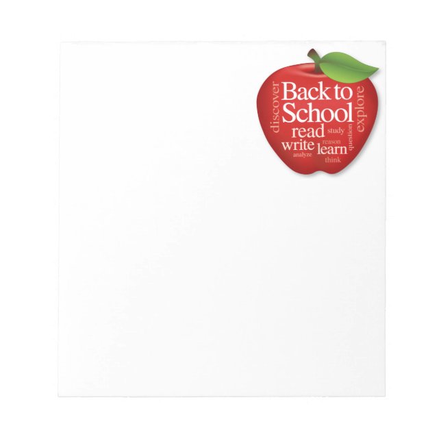 Back to School Notepad (Front)