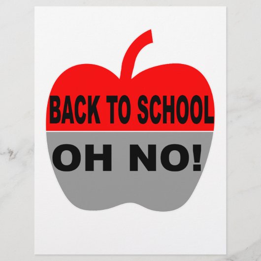 Back To School Oh No (Front)