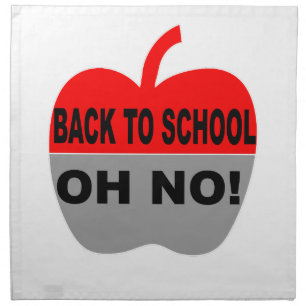Back To School Oh No Napkin