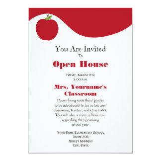 Elementary Open House Invitations 5