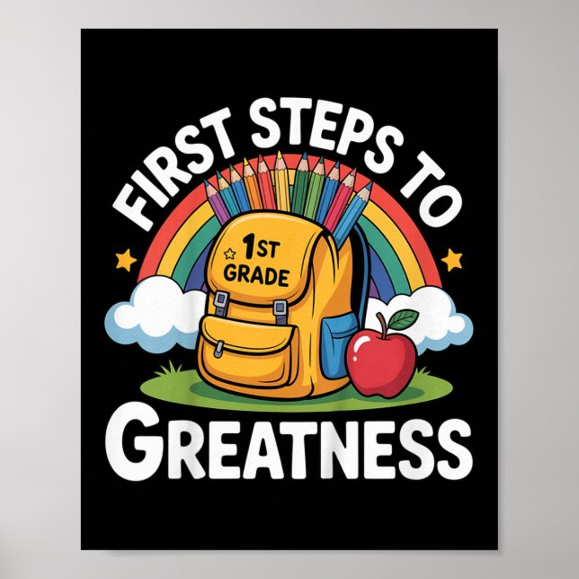 Back To School Outfit For Kids, Girls, Students. 1 Poster (Front)