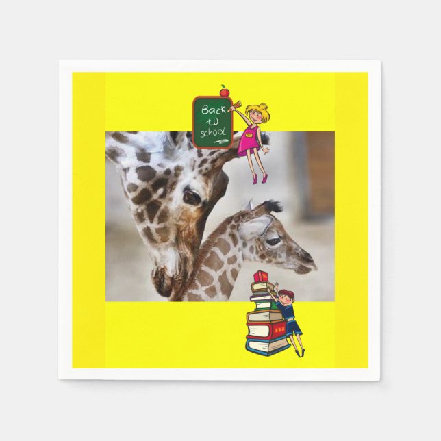 Back to School Paper Napkins (Front)