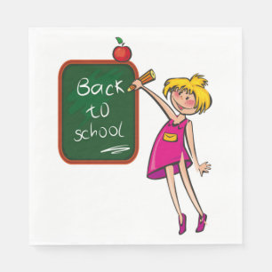 BACK TO SCHOOL PAPER NAPKINS