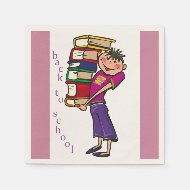 BACK TO SCHOOL PAPER NAPKINS (Front)