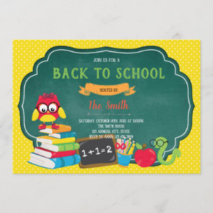 Back to school Party Invitation