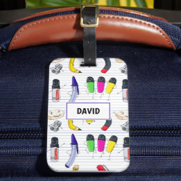Back to School party Luggage Tag