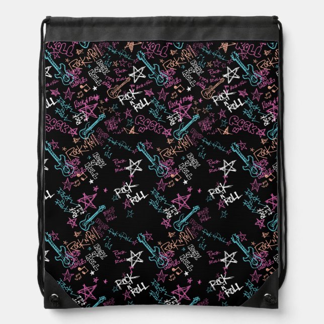 Back To School Peace Drawstring Bag (Front)