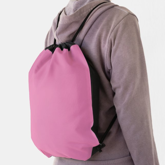 Back To School Perfect Pink  Drawstring Bag (Insitu)