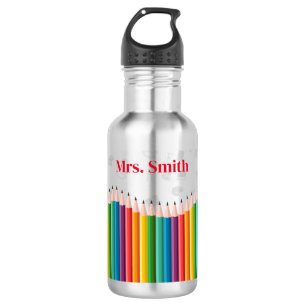 Back to School   Personalized Teacher  Stainless Steel Water Bottle