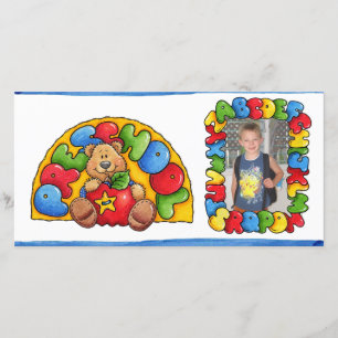 Back to school photocard announcement