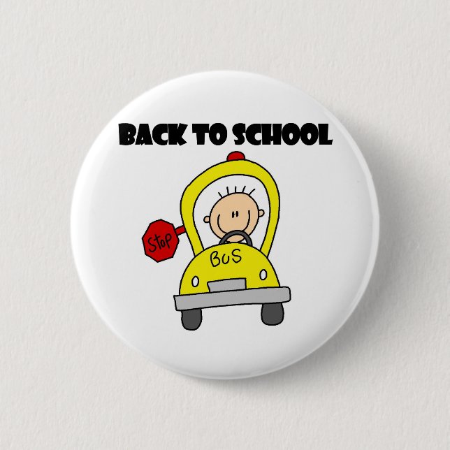 Back to School Pinback Button (Front)