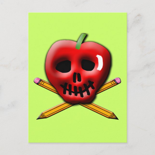 Back to School Pirate Inspired Design Postcard (Front)