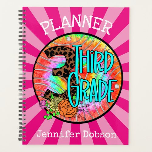 Back to school planner for third grade