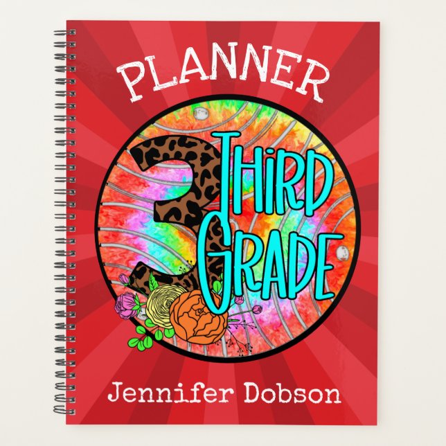 Back to school planner for third grade (Front)