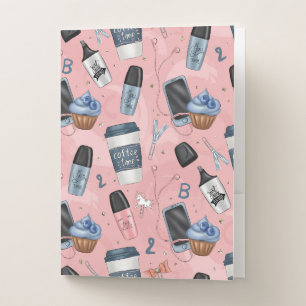 Back-to-School Pocket Folder for Girls