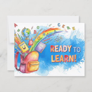 Back to School Postcard