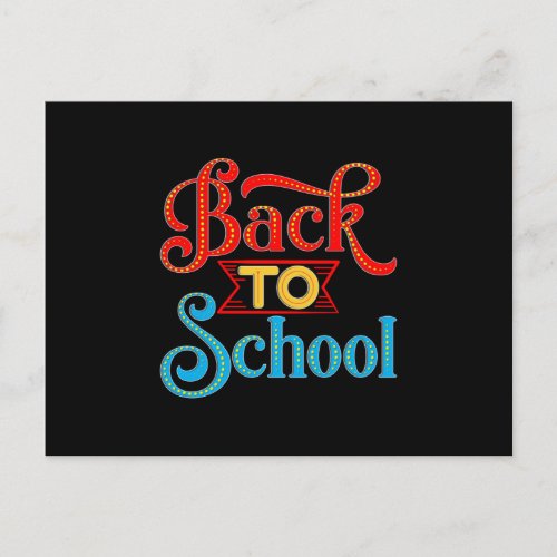 Back to School Postcard