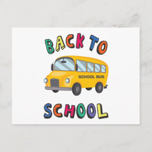 Back to school postcard