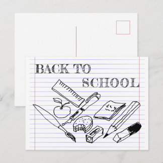 Back to School Postcard