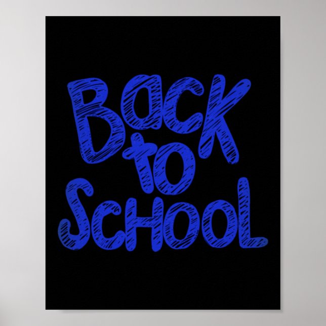 Back To School  Poster (Front)