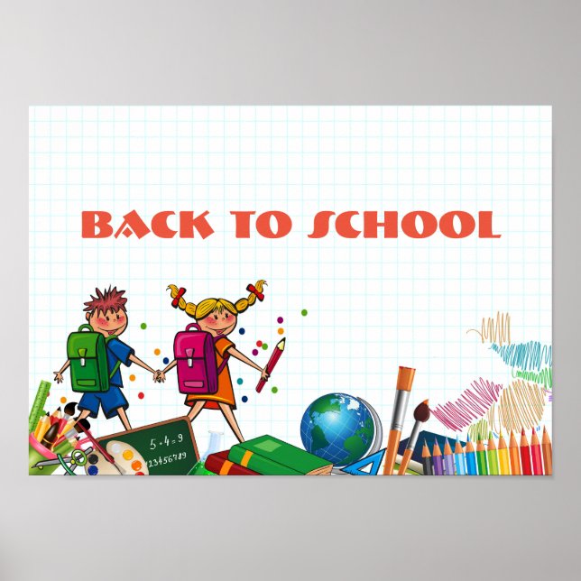 Back to school poster (Front)