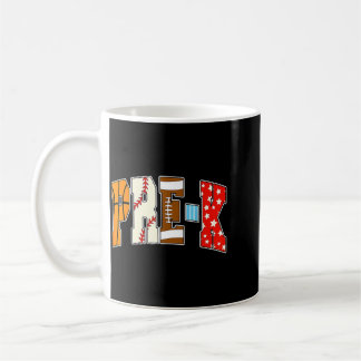 Back To School Pre-K Boy Football Baseball Basball Coffee Mug