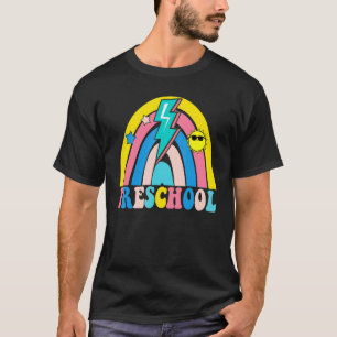 Back To School Preschool Rainbow Teacher Student K T-Shirt
